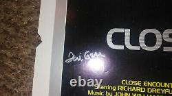 Close Encounters of the Third Kind Original Movie poster cast Teri Garr signed