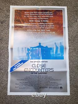 Close Encounters of the Third Kind Original Movie poster cast Teri Garr signed