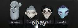 Corpse Bride Victor, Victoria, Paul, Barkis Puppet Head'Cast from the Original