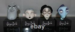 Corpse Bride Victor, Victoria, Paul, Barkis Puppet Head'Cast from the Original