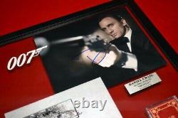 DANIEL CRAIG Signed Autograph, James Bond 007, SKYFALL STORYBOARD Cel, COA Frame