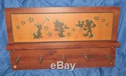 DISNEY Original Cast Member PropALL STAR MOVIE RESORT Coat Rack (Mickey/Pluto)