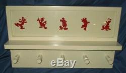 DISNEY Original Cast Member PropALL STAR MOVIE RESORT Coat Rack (Mickey/Pluto)