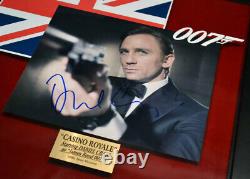 Daniel Craig Signed JAMES BOND 007, Screen-Used Prop CHIP, CARD, UACC, COA, DVD