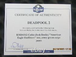 Deadpool 2 Cable Josh Brolins Army Cargo Pants Production Uesd Premier Props Coa