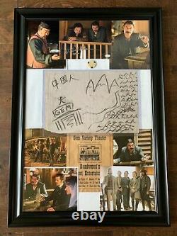 Deadwood HBO Series- Screen Used Prop- Drawing -Framed with Pictures with COA