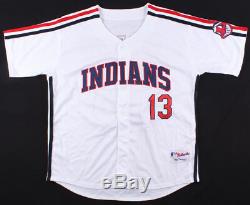 Dennis Haysbert Signed Pedro Cerrano Indians Jersey (Beckett)MovieMajor League