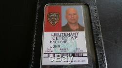 Die Hard 4 John Mclane Police Badge ID & Wallet Exact Replica Original Prop Man