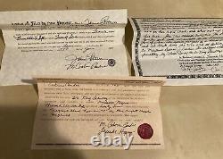 Django Unchained Broomhilda Freedom Papers Hero With Wax Stamp! Dicaprio Coa