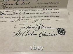 Django Unchained Broomhilda Freedom Papers Hero With Wax Stamp! Dicaprio Coa