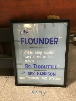 Doctor Dolittle The Flounder Boat 1967 Movie Prop 1 Of A Kind Rare Museum Piece