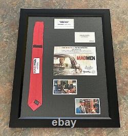 Don Draper Mad Men Prop Used Neck Tie One Of A Kind With COA! Only Red Tie Worn