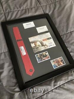 Don Draper Mad Men Prop Used Neck Tie One Of A Kind With COA! Only Red Tie Worn