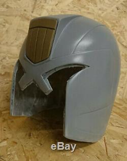 Dredd 2012 Helmet DIY prop! CAST FROM RESTORED ORIGINAL PRODUCTION HELMET