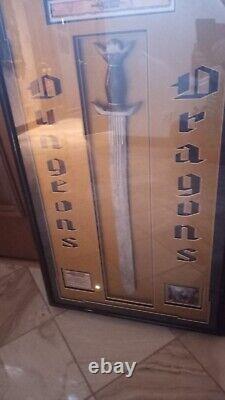 Dungeons & Dragons Prop sword used in the 2000 movie! COA Framed & matted