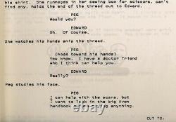 EDWARD SCISSORHANDS (1990) First Draft Production-Used Script RARE Johnny Depp