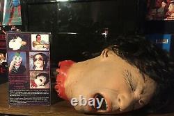 EVIL NIGHT SCREEN USED Peter's Head Horror Movie Prop 1992 COA + VHS & DVD