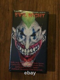 EVIL NIGHT SCREEN USED Peter's Head Horror Movie Prop 1992 COA + VHS & DVD