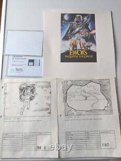 EWOKS THE BATTLE FOR ENDOR Star Wars Storyboards movie props George Lucas x1
