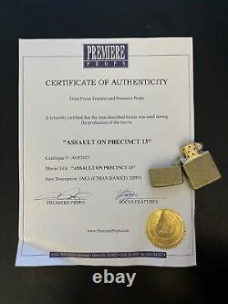 Ethan Hawke Zippo Assault on Precinct 13 Screen Used Premiere Props COA Rare