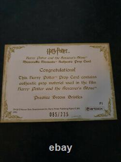 Extremely Rare! Harry Potter Original Screen Used Piece of the Broom Movie Prop
