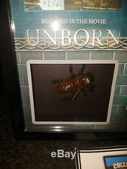 Extremely Rare! The Unborn Original Screen Used Bug Insect Movie Prop Framed