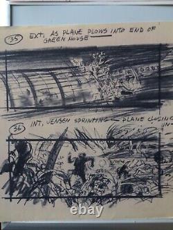 FLASH GORDON MOVIE props STORYBOARDS 1980 Sci-fi production art MAIN TITLE x1