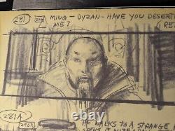 FLASH GORDON MOVIE props STORYBOARDS 1980 Sci-fi production art Space Ming x1