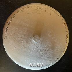 Flying Saucer model prop for Ed Wood movie HTF RARE Autographed Inscription