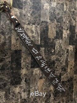 Friday The 13th Jason Cast Signed Autographed Movie Prop Machete COA 10 Sigs