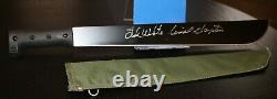 Friday the 13th Final Chapter Machete Signed by Ted White JSA Authenticated