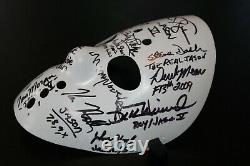 Friday the 13th Hockey Mask signed by EVERY ACTOR WHO PLAYED JASON! JSA LOA