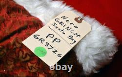 GRINCH PROP Rare Screen Used Hero SANTA BAG Race, COA UNIVERSAL, Jim Carrey