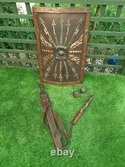 Gladiator. Gladiatress Actual Props Used In The Film. Arms Shield