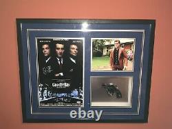 Goodfellas Ray Liotta Signed Framed Shadow Box Photo Gun Prop Display Gangster +