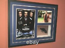 Goodfellas Ray Liotta Signed Framed Shadow Box Photo Gun Prop Display Gangster +