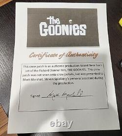 Goonies Cast And Crew Patch Prop