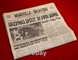 Grinch JIM CARREY Signed AUTOGRAPH, Prop WHO NEWSPAPER, MAIL, DVD, BOOK, COA