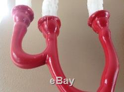 Grinch movie prop How the Grinch Stole Christmas Who Red Candelabra