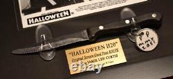 H20 HALLOWEEN Screen-Used Prop KNIFE, Myers Doll MIB, Curtis AUTOGRAPH, DVD, COA