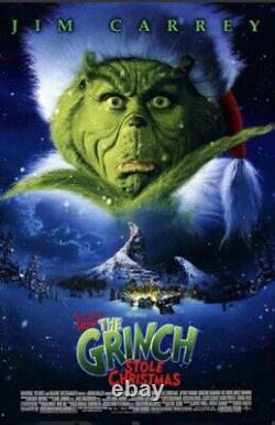 HOW THE GRINCH STOLE CHRISTMAS Original Production Prop ENVELOPE COA Jim Carrey