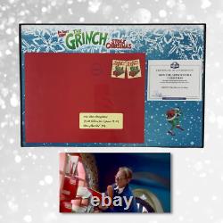 HOW THE GRINCH STOLE CHRISTMAS Production Used Movie Prop Envelope with COA