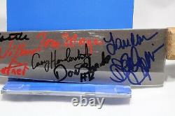 Halloween Chef Knife signed by 17 Micheal Myers! JSA Certified