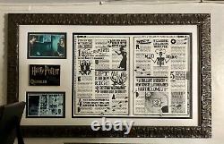 Harry Potter Screen Used Movie Prop Quibbler Framed