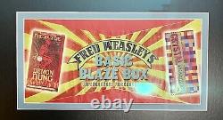 Harry Potter Screen Used Movie Prop Weasleys Wizard Wheezes Box Label Framed