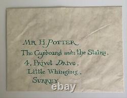 Harry Potter and the Sorcerer's Stone screen used Hogwarts Flying Invitation