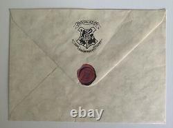 Harry Potter and the Sorcerer's Stone screen used Hogwarts Flying Invitation