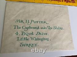 Harry Potter and the Sorcerer's Stone screen used Hogwarts Flying Invitation