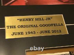 Henry Hill Hand Signed Autographed Framed Playing Card with Prop Money PSA COA