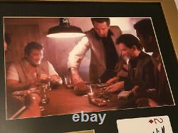 Henry Hill Hand Signed Autographed Framed Playing Card with Prop Money PSA COA